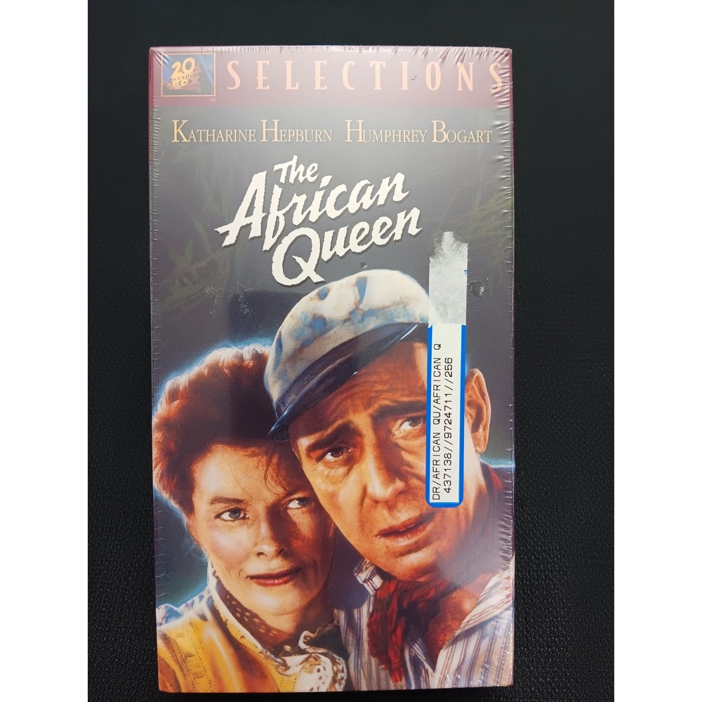 The African Queen VHS Humphrey Bogart Katharine Hepburn Sealed 20th Century Fox